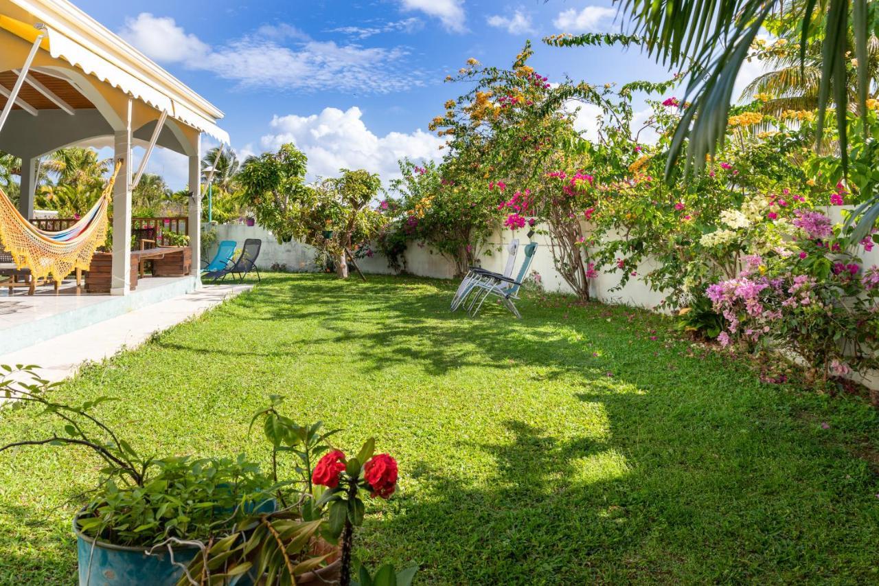 Villa L'Artist En Bord De Mer Avec Piscine Privee Sainte-Rose Bagian luar foto