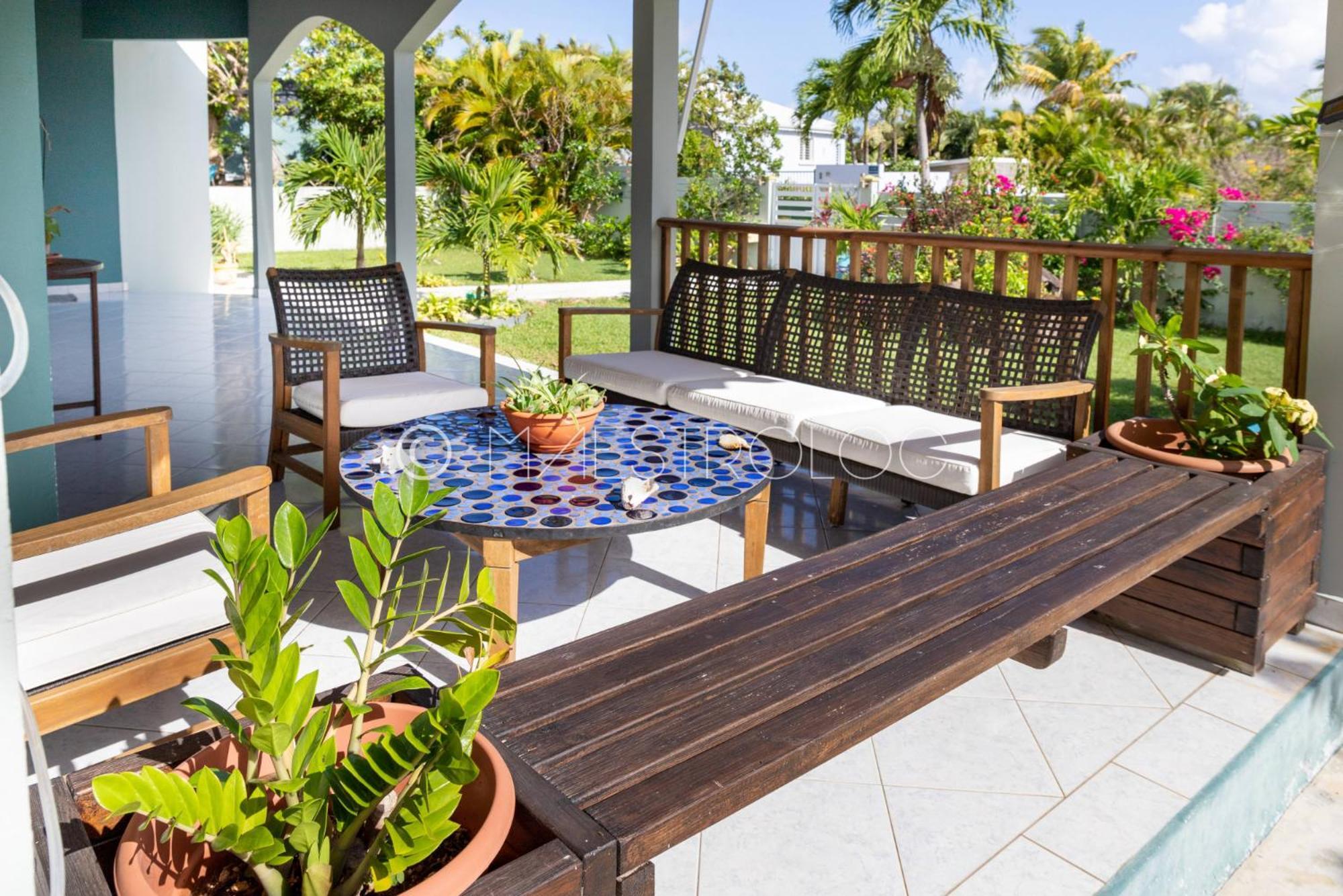 Villa L'Artist En Bord De Mer Avec Piscine Privee Sainte-Rose Bagian luar foto
